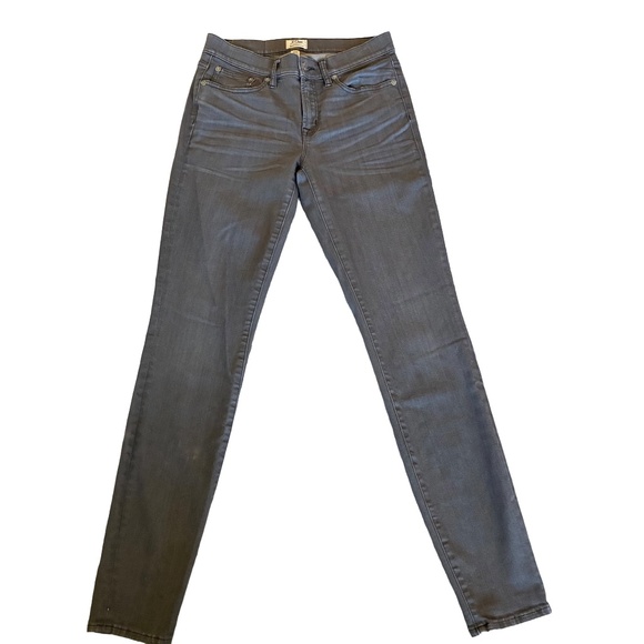 J. Crew Denim - J.Crew Gray Toothpick Skinny Ankle Jeans 27T | Stretch High-Rise Denim